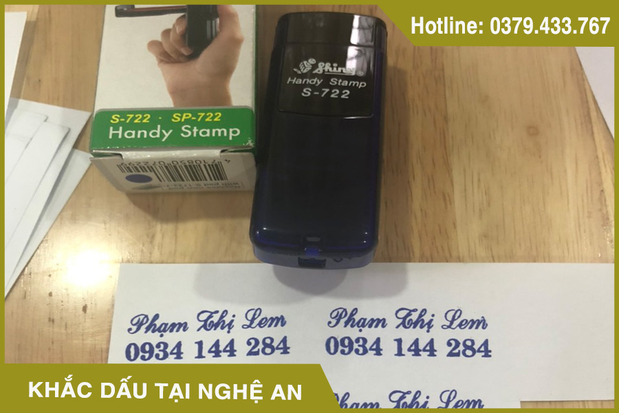 Dịch vụ khắc dấu tại Nghệ An giá rẻ - Hotline: 0379.433.767