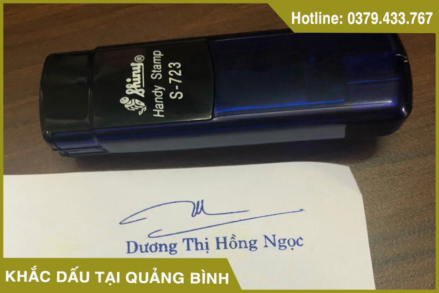 Khắc dấu tại Quảng Bình uy tín, nhanh chóng - Hotline: 0379.433.767