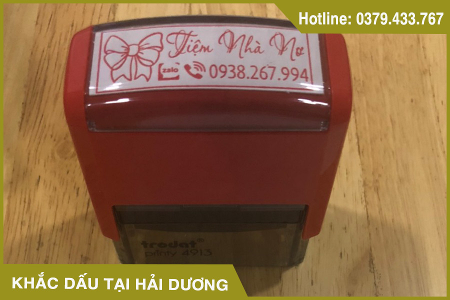 Dịch vụ khắc dấu tại Hải Dương uy tín, giá rẻ - Hotline: 0379.433.767